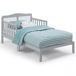 Birdie Toddler Bed - Light Gray/White