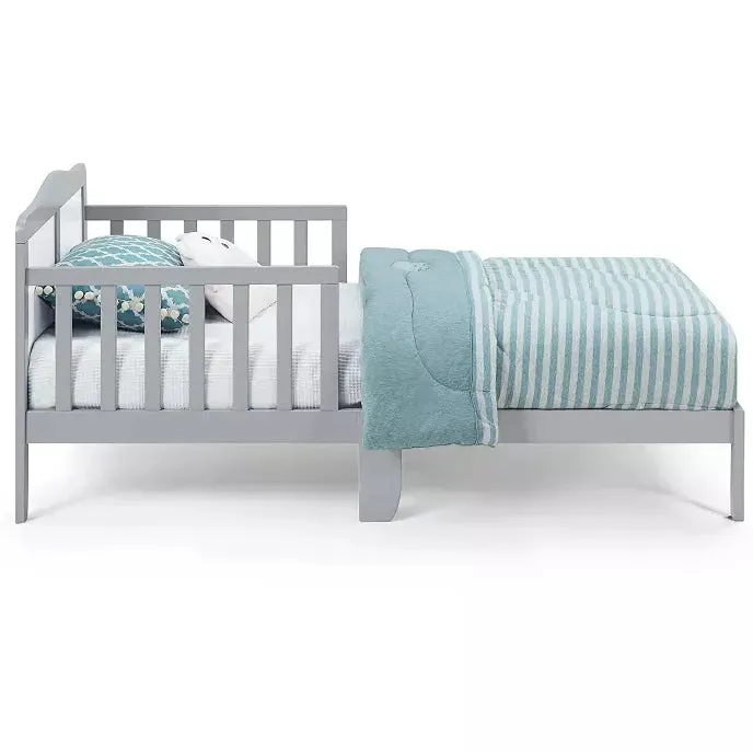 Birdie Toddler Bed - Light Gray/White
