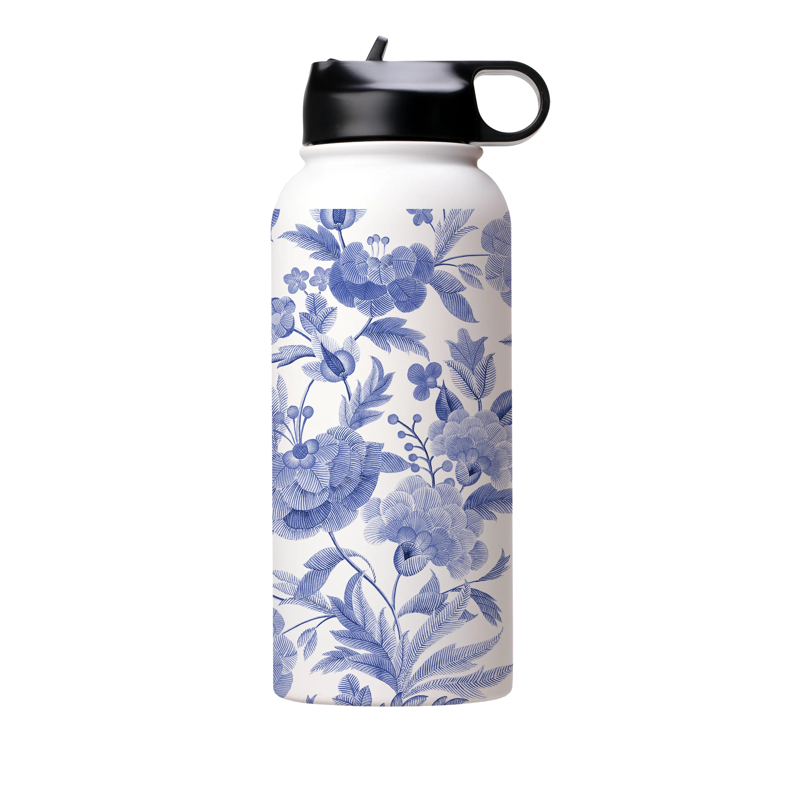 Blue Tapestry Insulated Stainless Steel Water Bottle