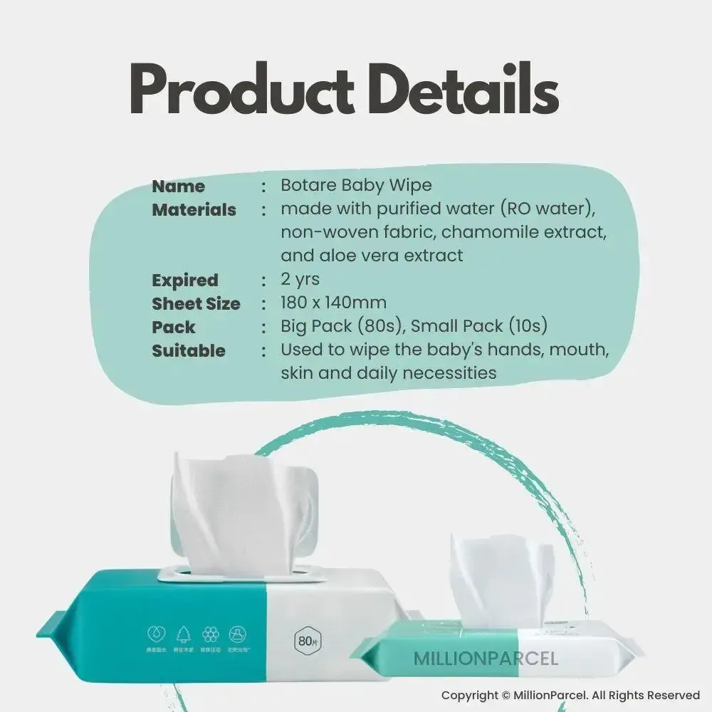Botare Baby Wipes | Gentle Care for Your Baby's Skin