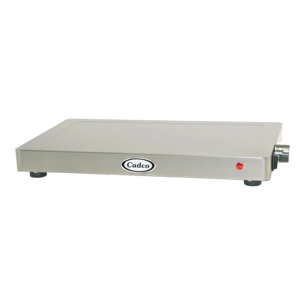 Cadco WT-10-HD 24" x 14 3/8" x 2 3/4" Electric Heavy-Duty Countertop Warming Shelf - 120V