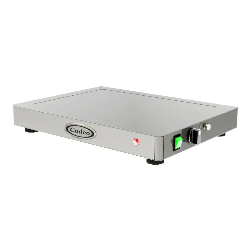 Cadco WT-5-HD 20 1/4" x 14 3/8" x 2 3/4" Electric Heavy-Duty Countertop Warming Shelf - 120V