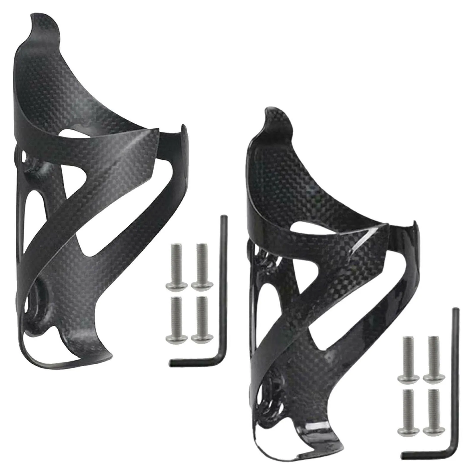 Carbon Fiber  Bottle Cage Drink Cup Holder Lightweight Durable with Screws Easy Installation Outdoor