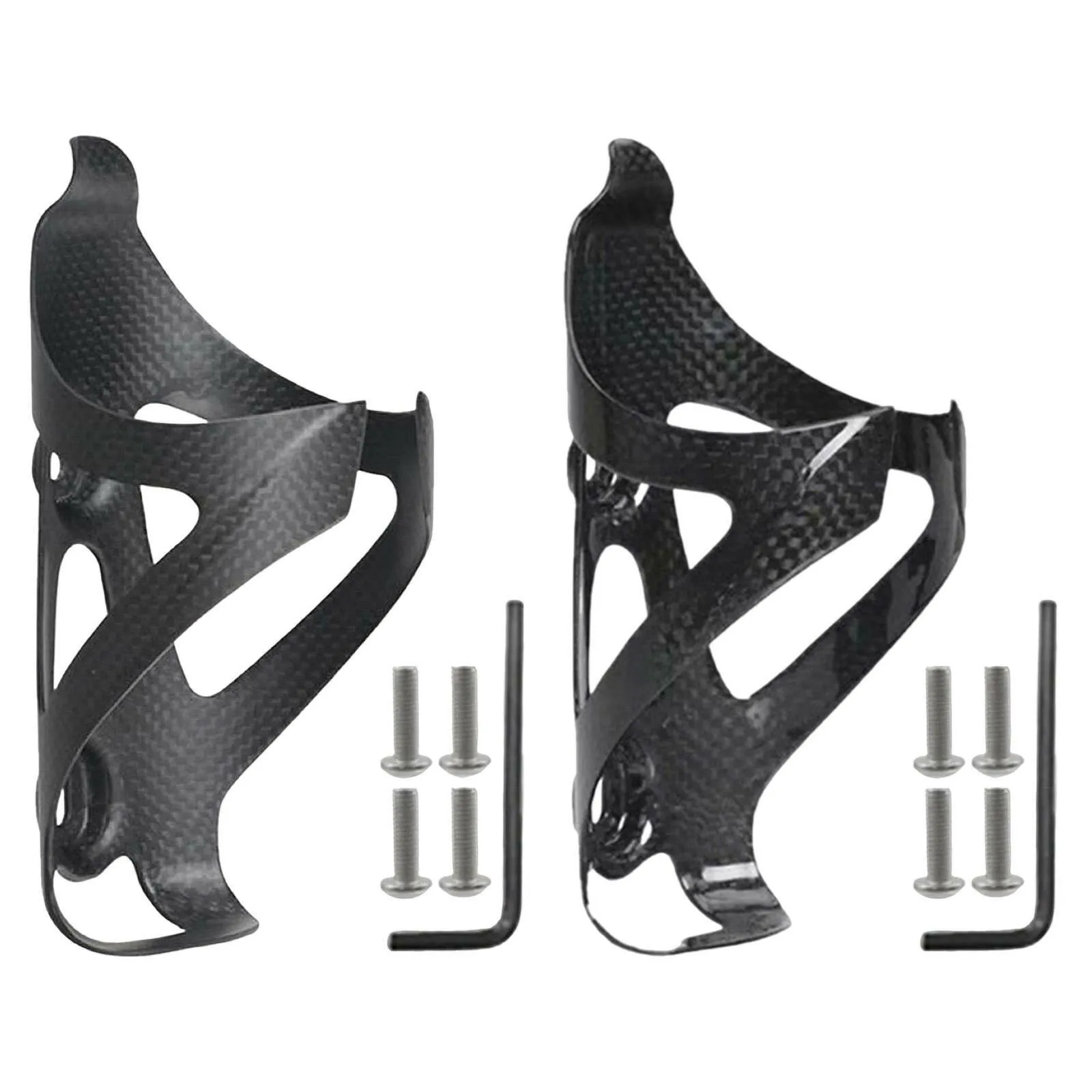 Carbon Fiber  Bottle Cage Drink Cup Holder Lightweight Durable with Screws Easy Installation Outdoor