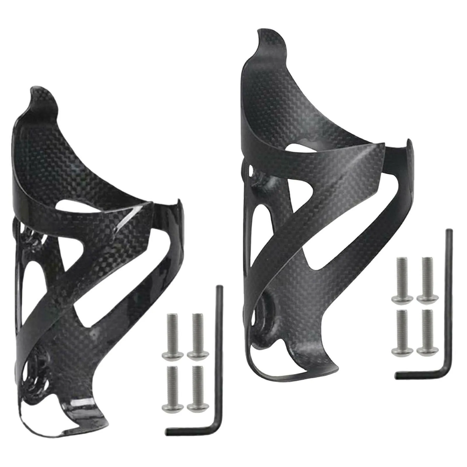 Carbon Fiber  Bottle Cage Drink Cup Holder Lightweight Durable with Screws Easy Installation Outdoor