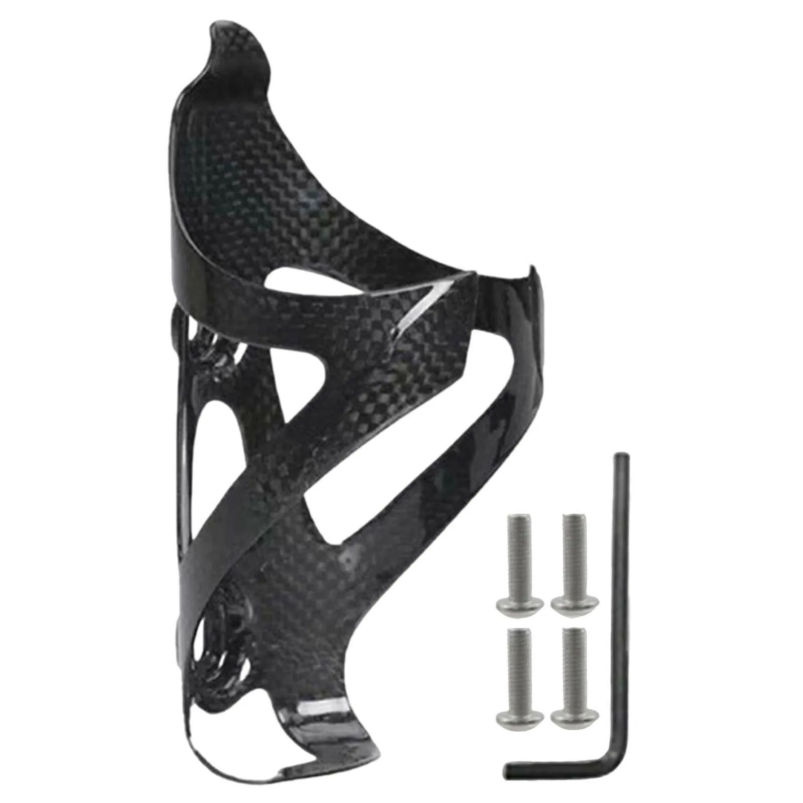 Carbon Fiber  Bottle Cage Drink Cup Holder Lightweight Durable with Screws Easy Installation Outdoor
