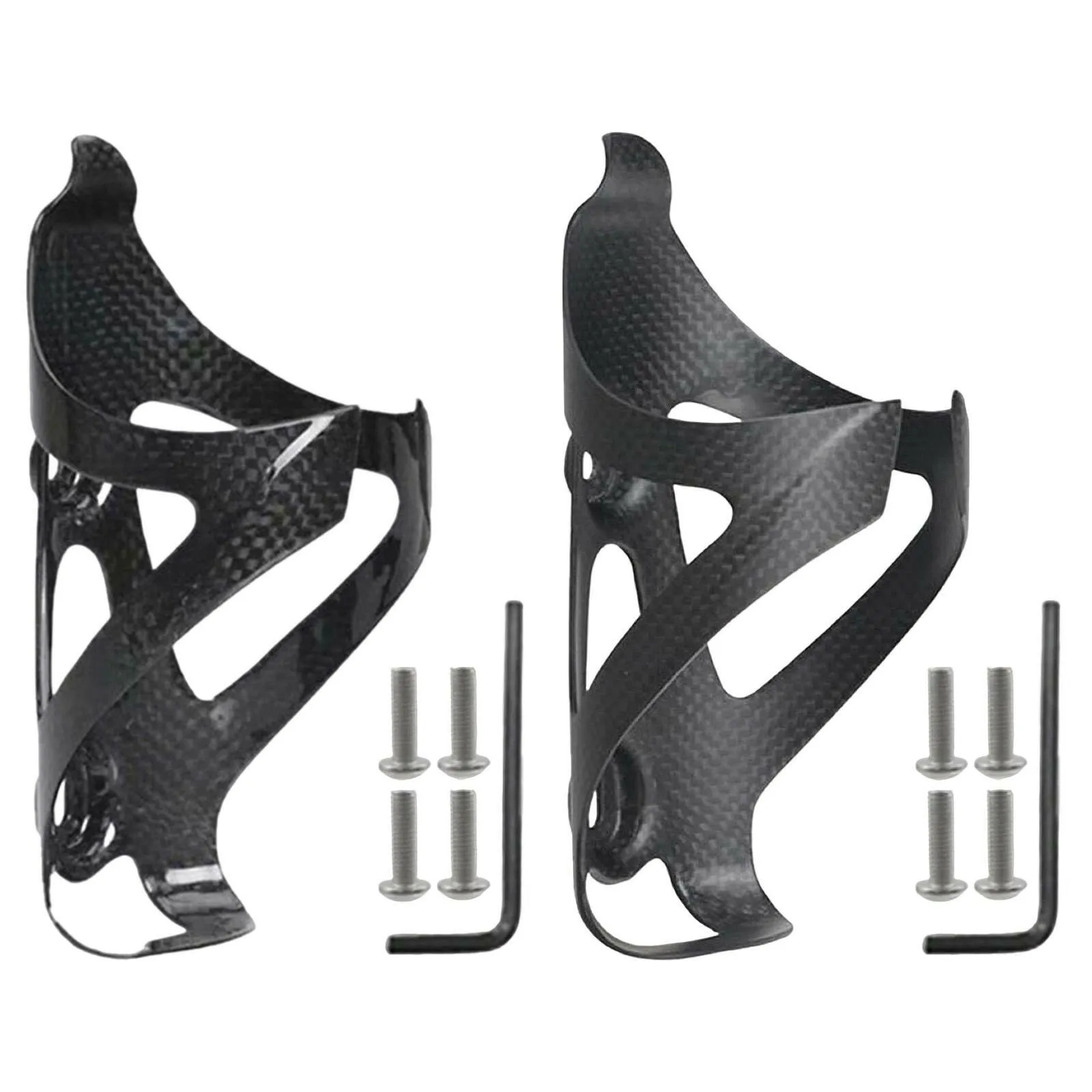 Carbon Fiber  Bottle Cage Drink Cup Holder Lightweight Durable with Screws Easy Installation Outdoor