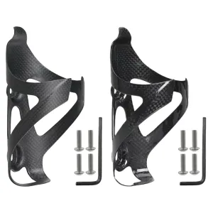 Carbon Fiber  Bottle Cage Drink Cup Holder Lightweight Durable with Screws Easy Installation Outdoor