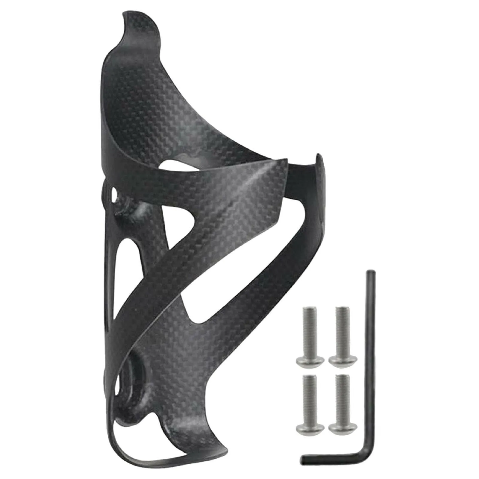 Carbon Fiber  Bottle Cage Drink Cup Holder Lightweight Durable with Screws Easy Installation Outdoor