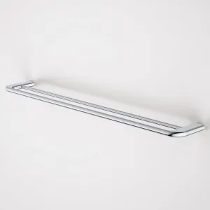 Caroma Contura II 820mm Double Towel Rail - Chrome