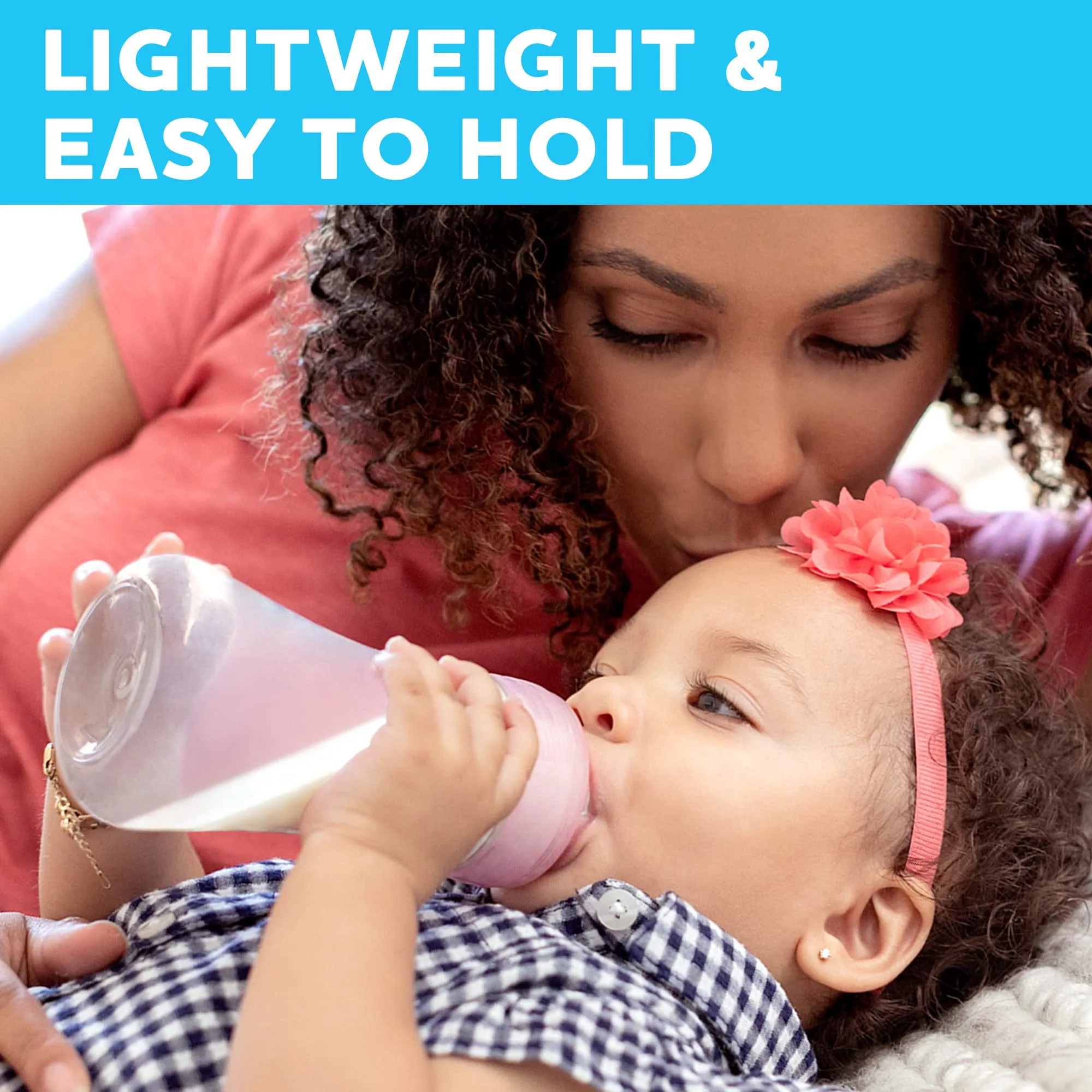 Chicco: Duo Baby Bottle with Invinci-Glass Inside - Plastic Outside and Intui-Latch Nipple