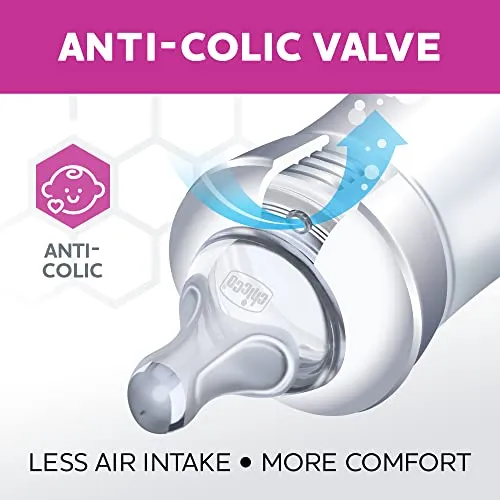 Chicco: Duo Baby Bottle with Invinci-Glass Inside - Plastic Outside and Intui-Latch Nipple