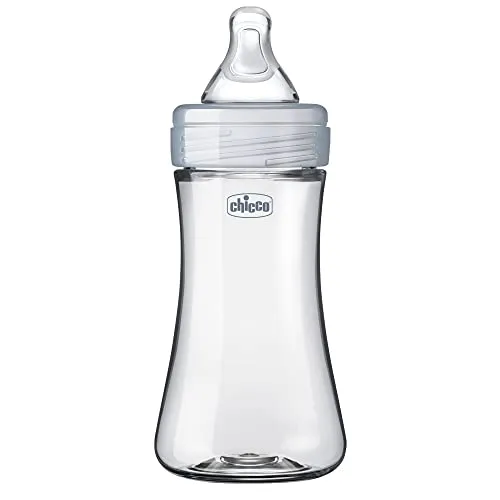 Chicco: Duo Baby Bottle with Invinci-Glass Inside - Plastic Outside and Intui-Latch Nipple