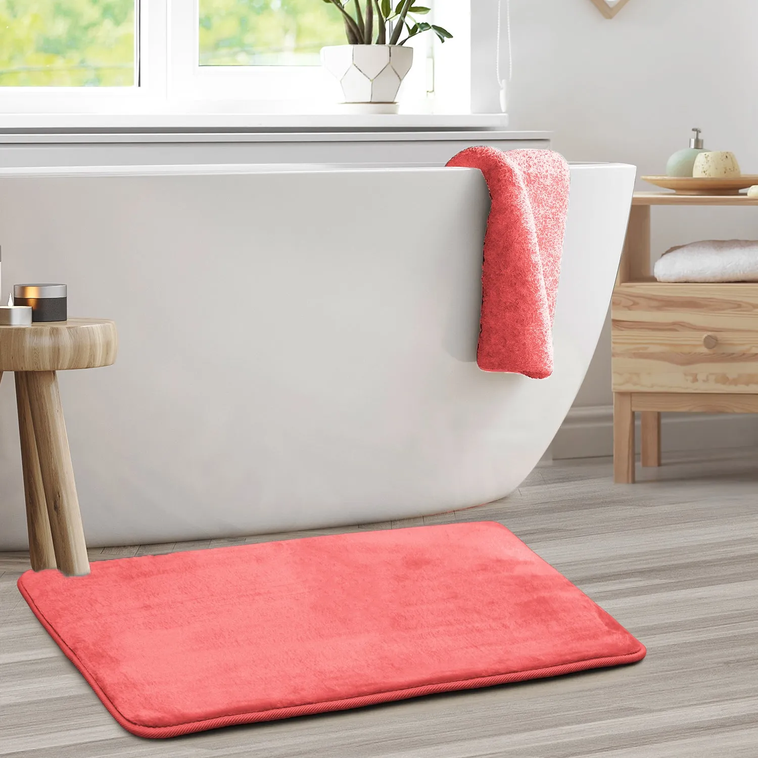 Clara Clark Memory Foam Bath Mat - 2 Pack