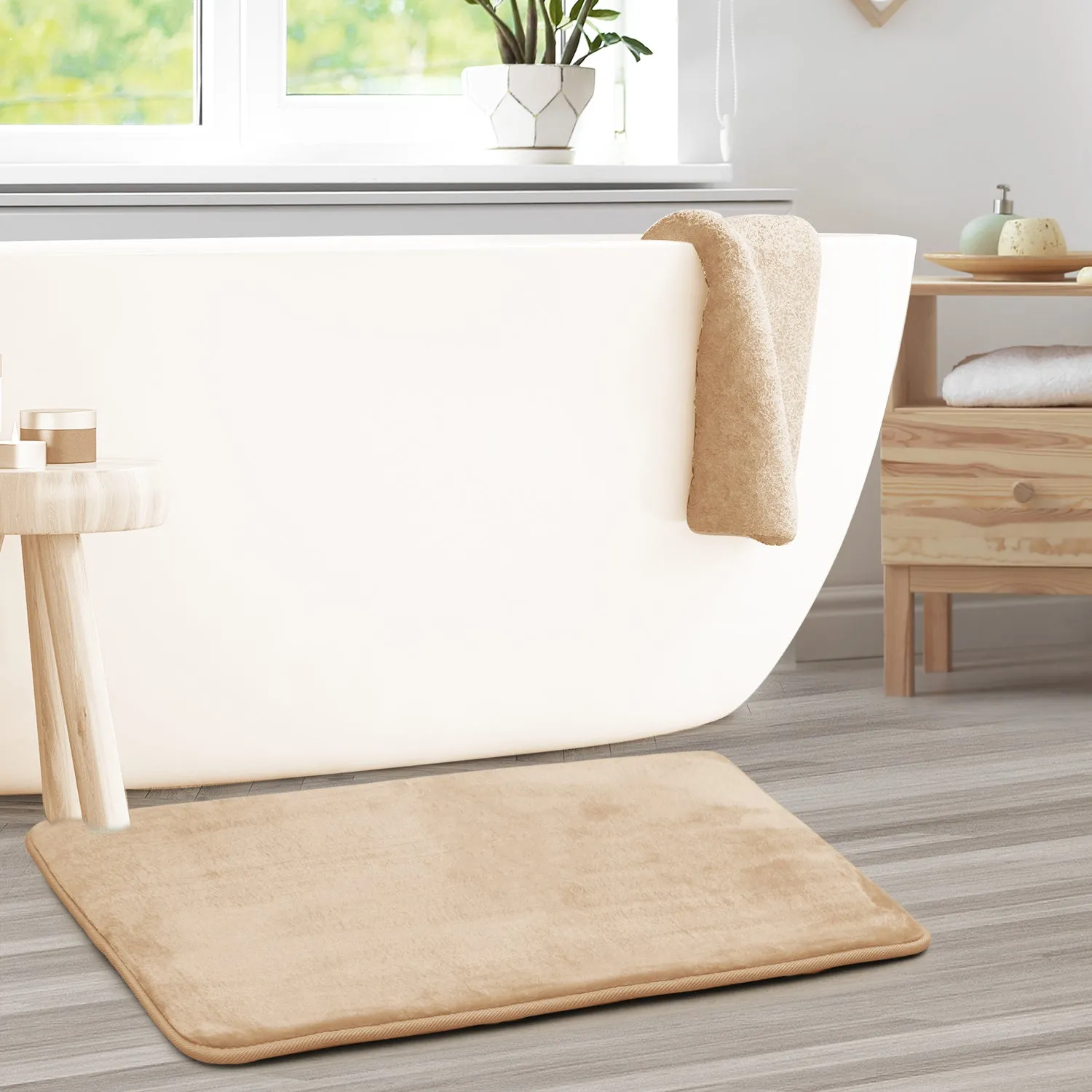 Clara Clark Memory Foam Bath Mat - 2 Pack