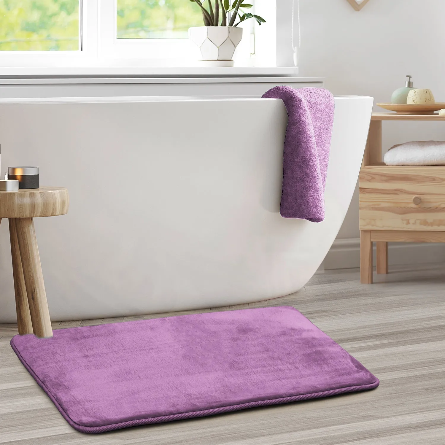 Clara Clark Memory Foam Bath Mat - 2 Pack