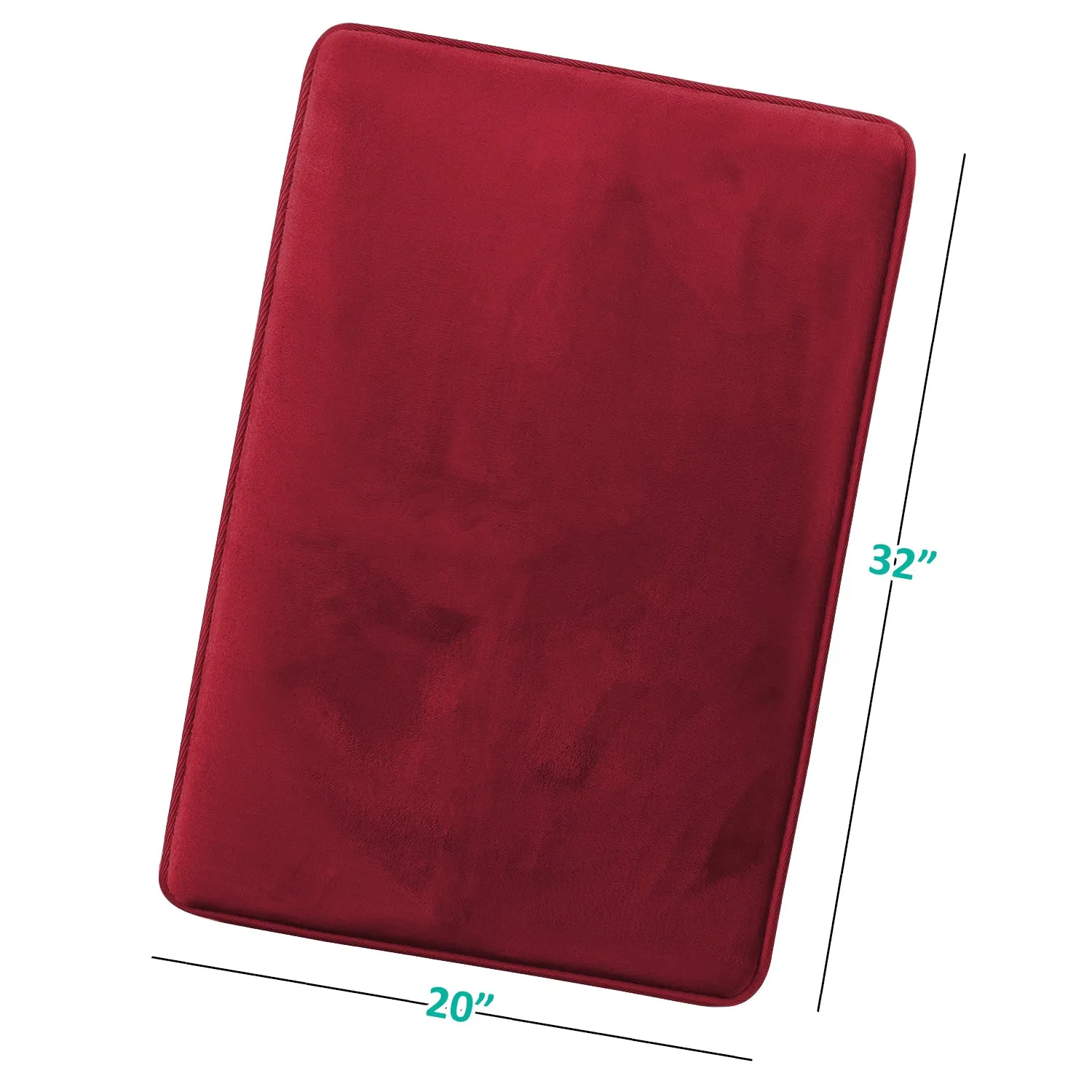 Clara Clark Memory Foam Bath Mat - 2 Pack