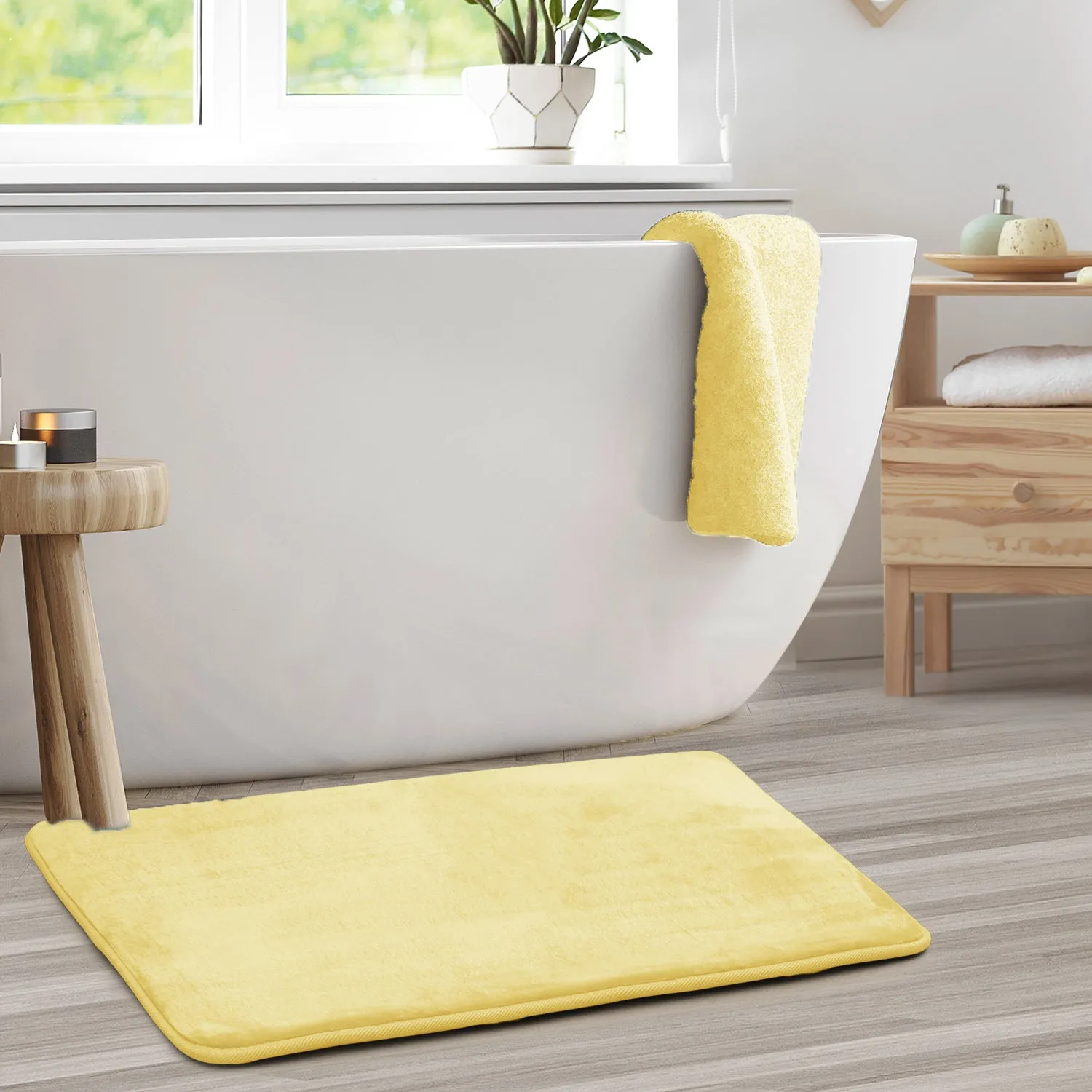 Clara Clark Memory Foam Bath Mat - 2 Pack