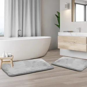 Clara Clark Memory Foam Bath Mat - 2 Pack