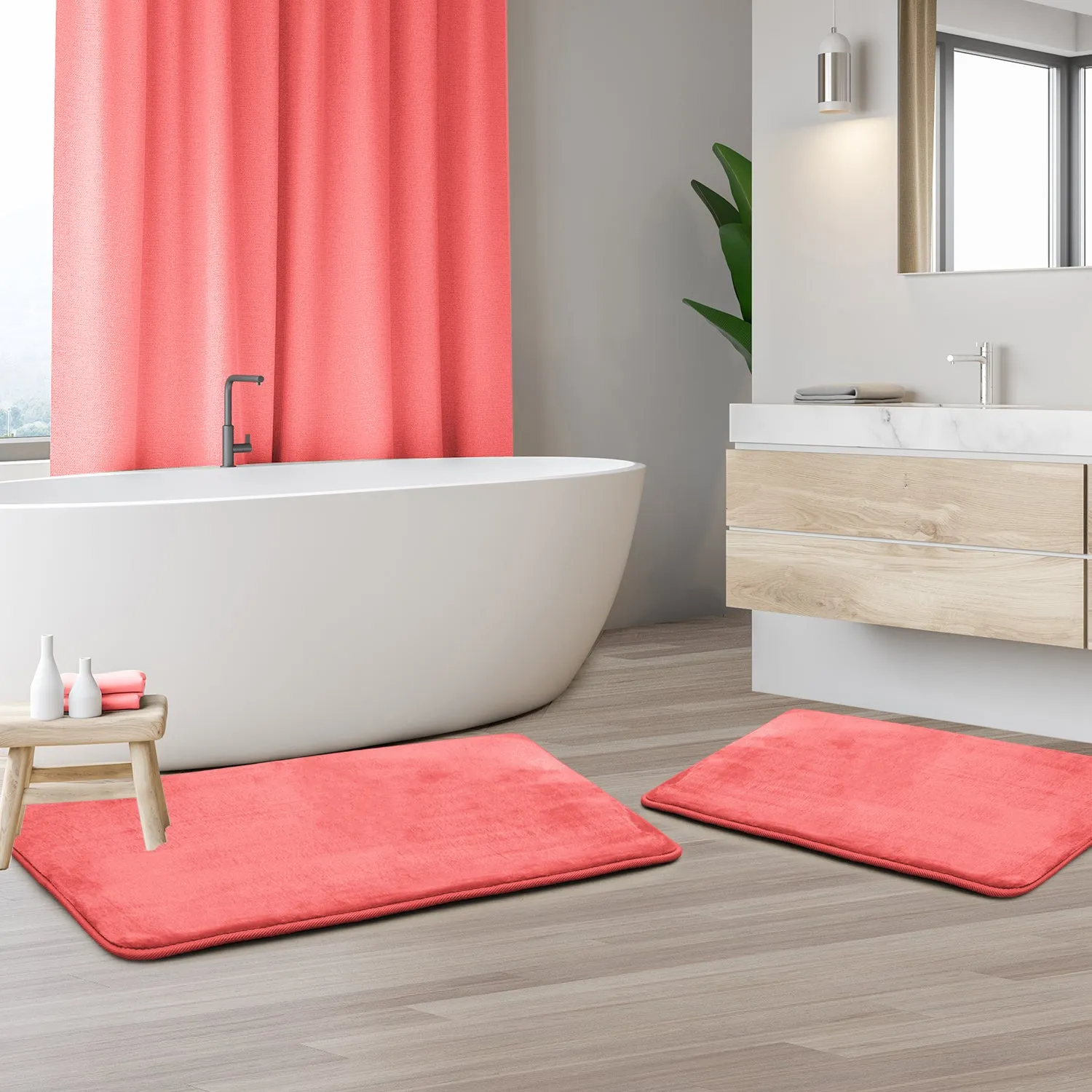 Clara Clark Memory Foam Bath Mat - 2 Pack