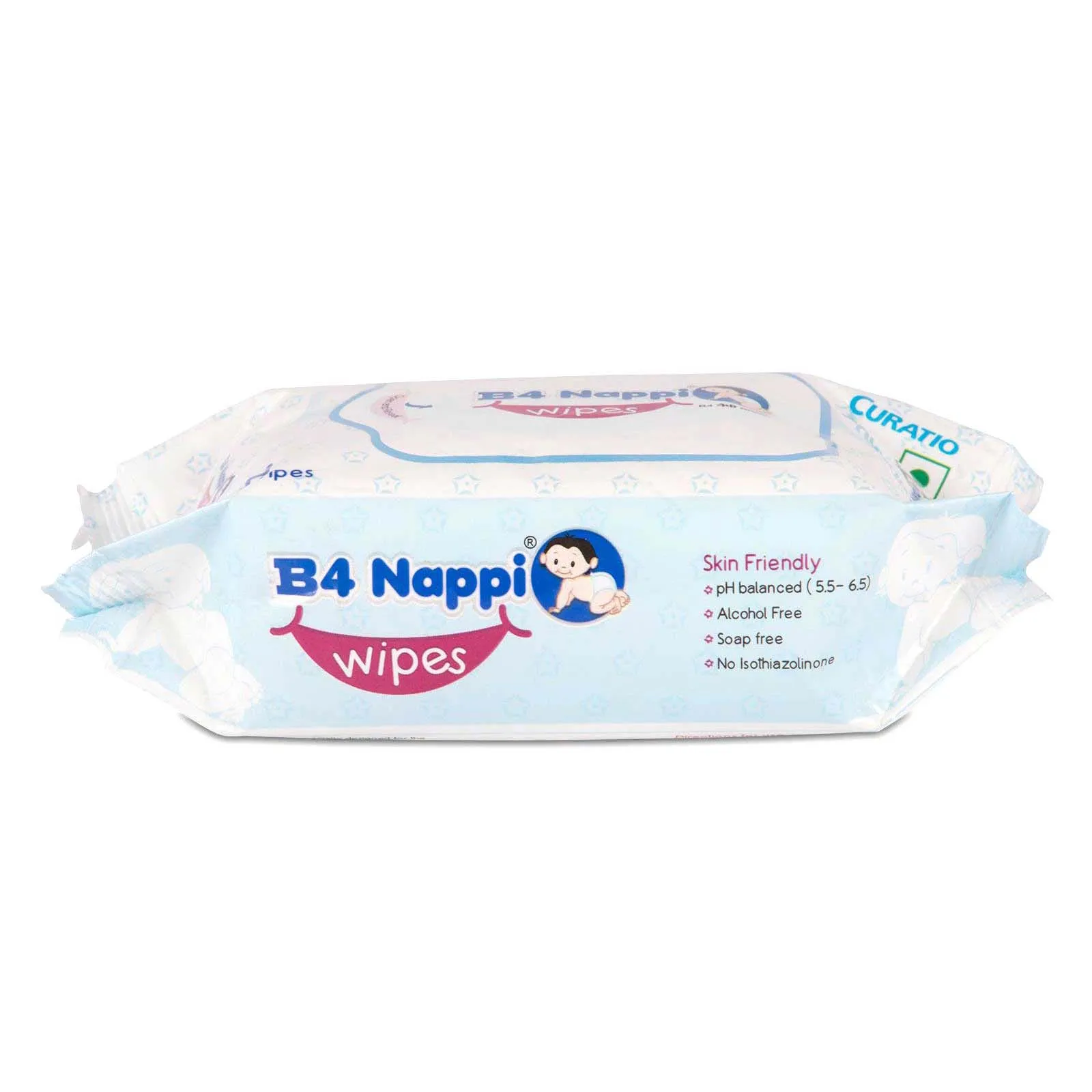 Curatio B4 Nappi Baby Wet Wipes with Vitamin E - 30pcs
