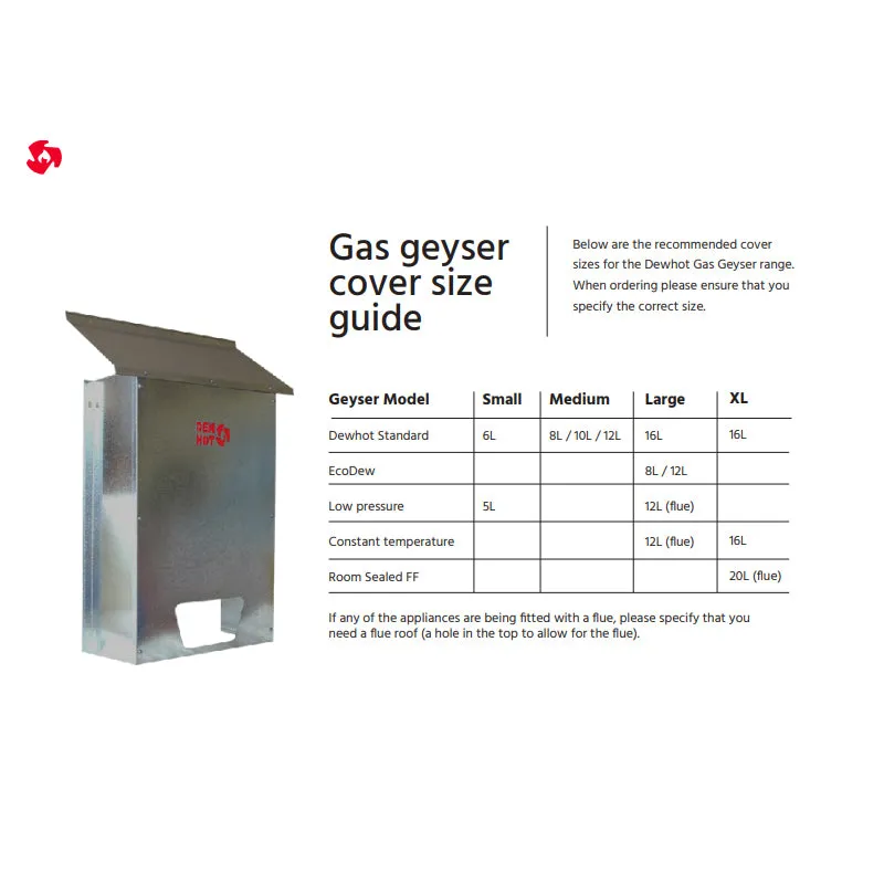 Dewhot Gas Water Heater Weather Box
