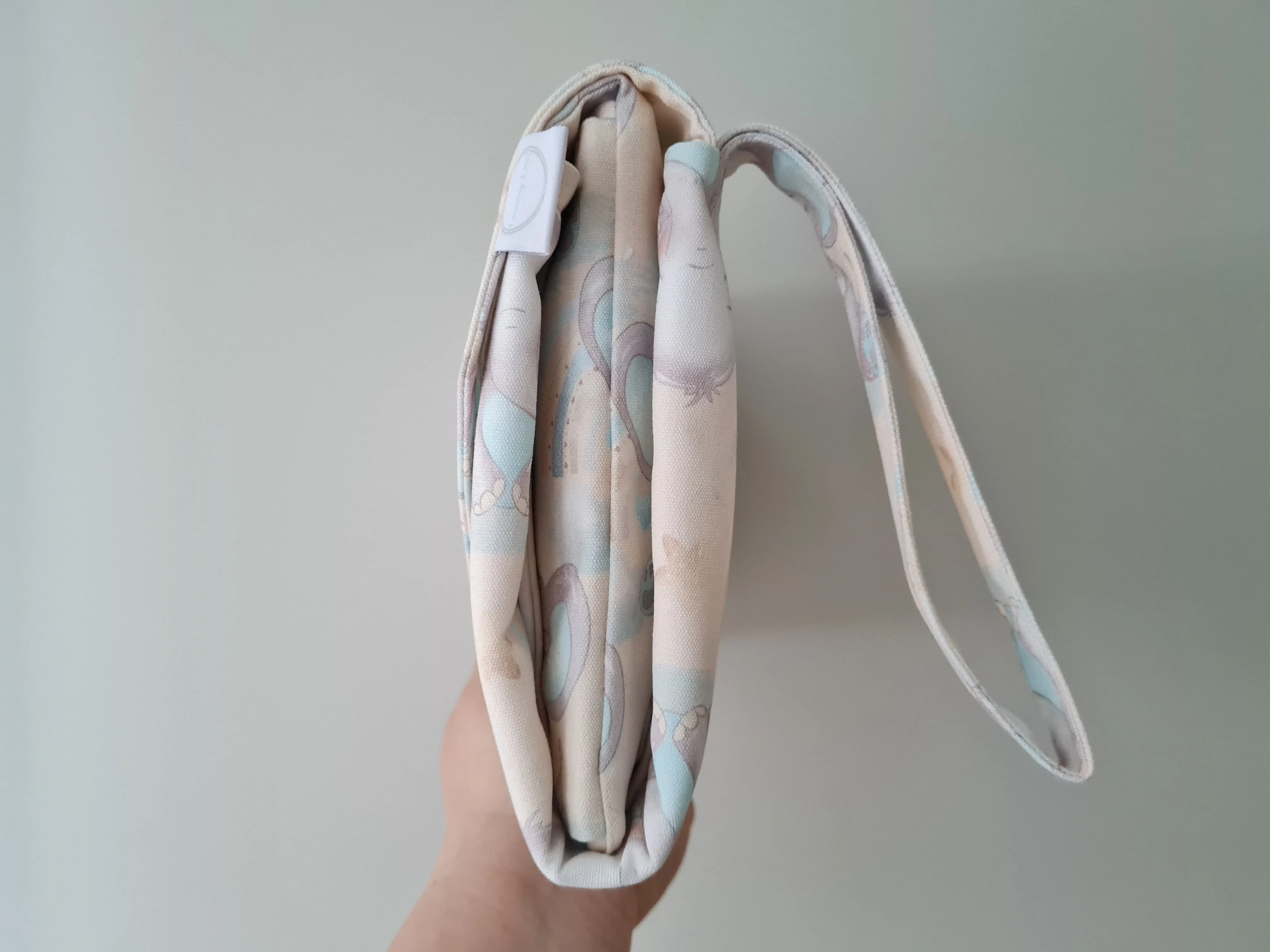 Elephant Nappy change mat clutch (Pre order - dispatches in 12 days)