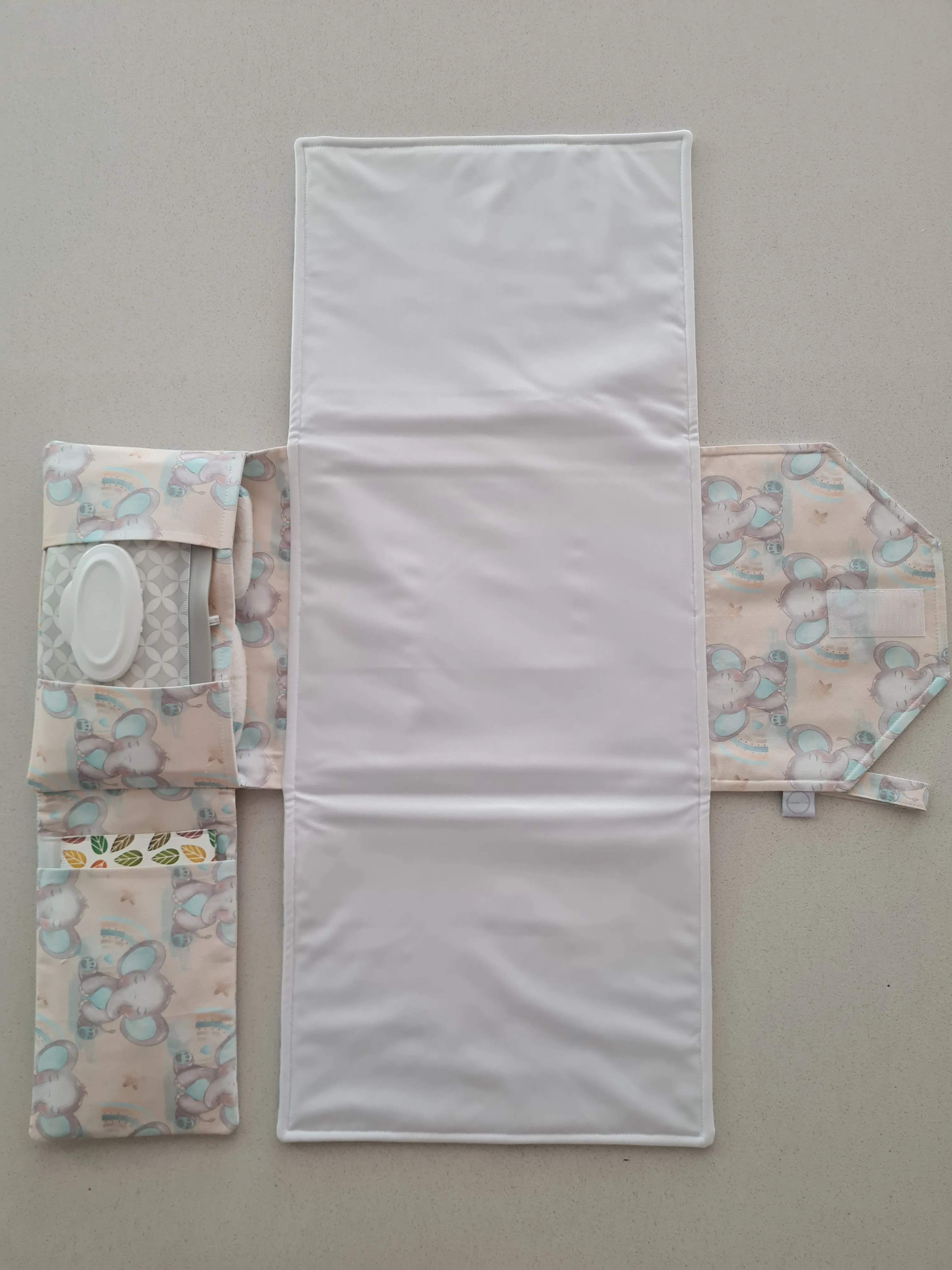 Elephant Nappy change mat clutch (Pre order - dispatches in 12 days)
