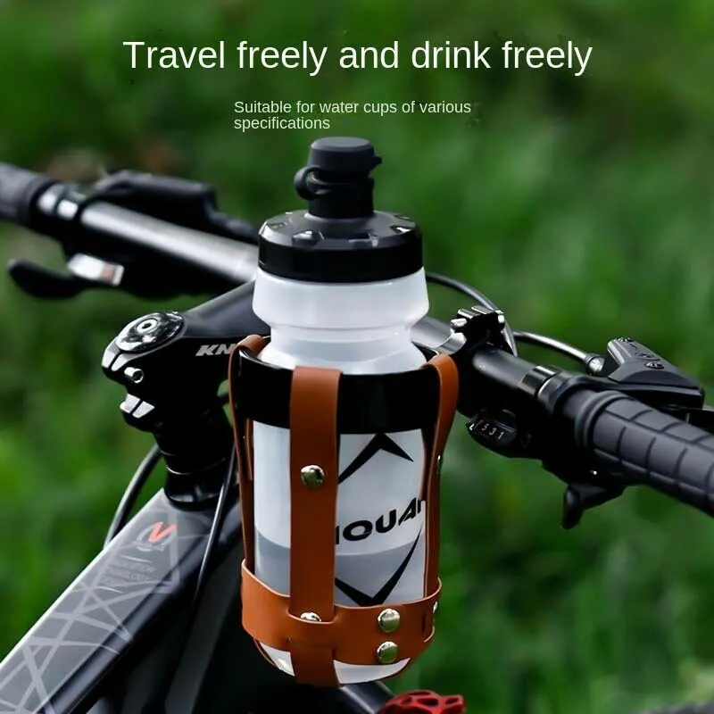 ESLNF Bicycle Water Cup Holder r Retro Aluminum Alloy Hole-Free Water Bottle Rack Mountain Bicycle Water Bottle Holder