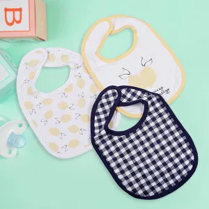 Feeding Bibs Pack Of 3 Easy Peasy Lemon Squeezy Multicolour