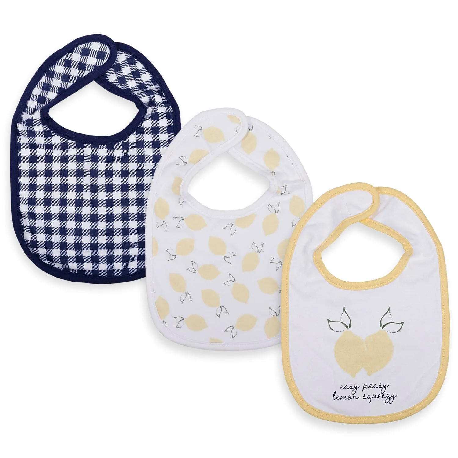 Feeding Bibs Pack Of 3 Easy Peasy Lemon Squeezy Multicolour