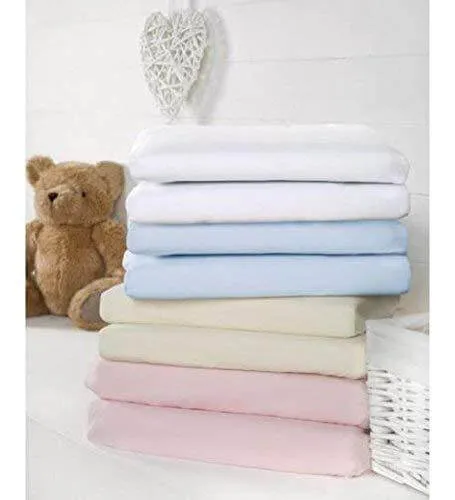 Fitted Moses basket - Pram Sheets Pink