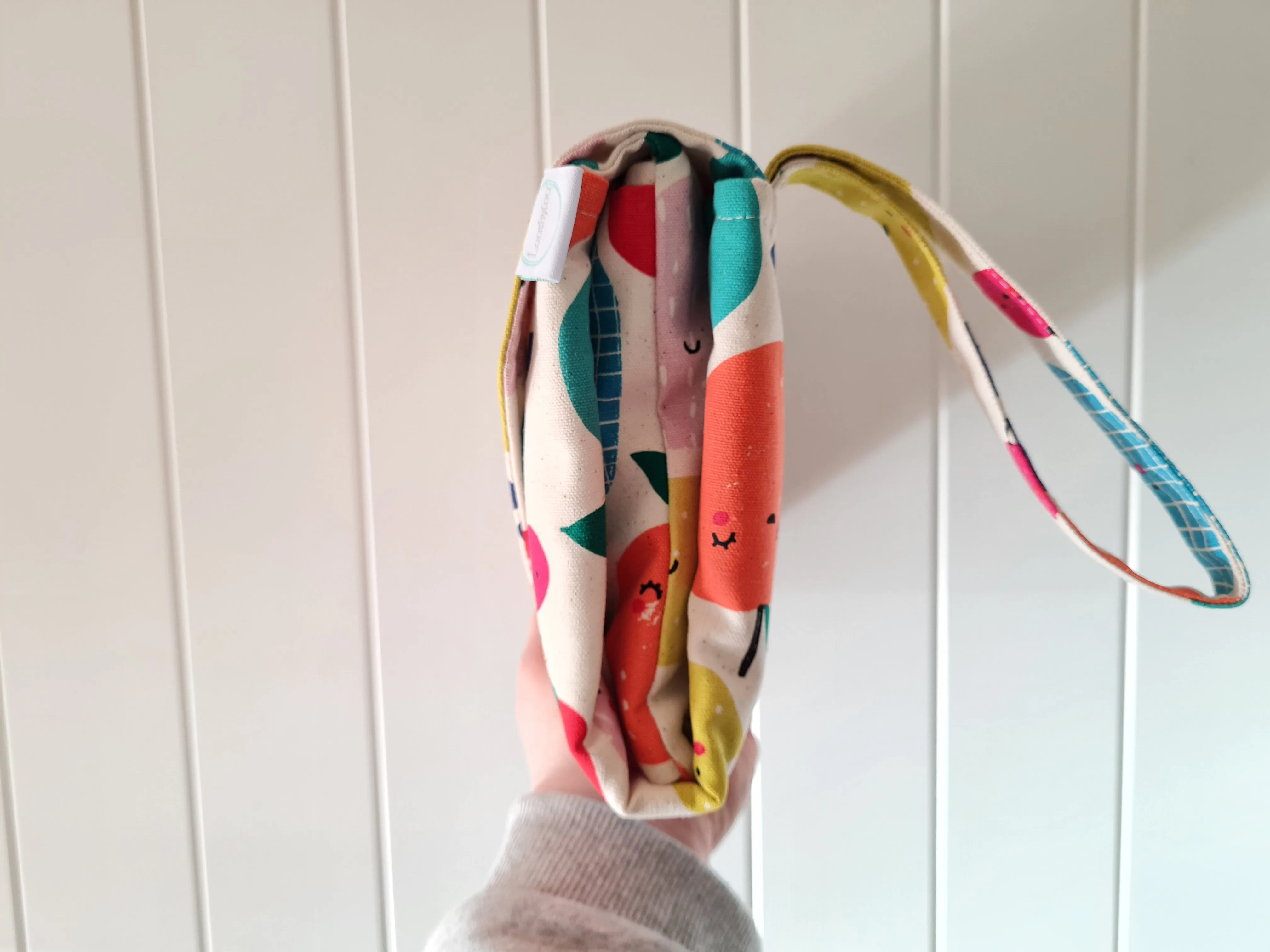 Fruity Face Nappy change mat clutch (Pre Order - Dispatches 10 - 12 days)
