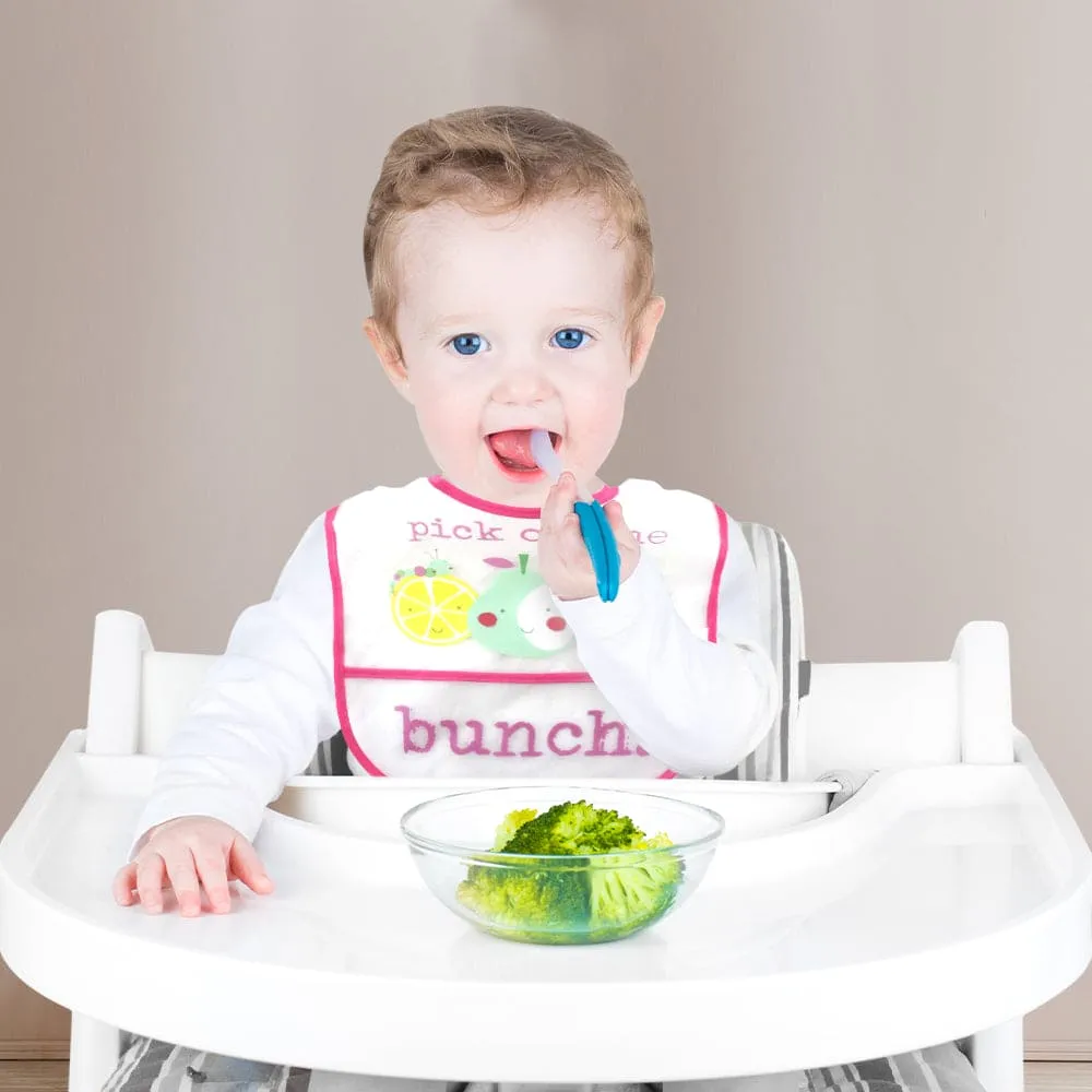 Fun With Fruits Pink 2 Pk Bibs