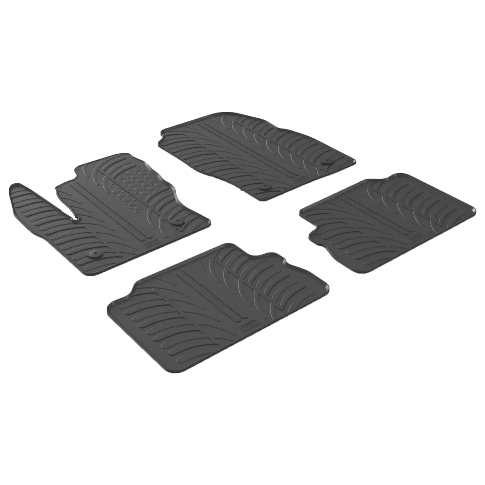 GledringUSA custom fit floor mats for Ford Escape with anchor 2013-2019