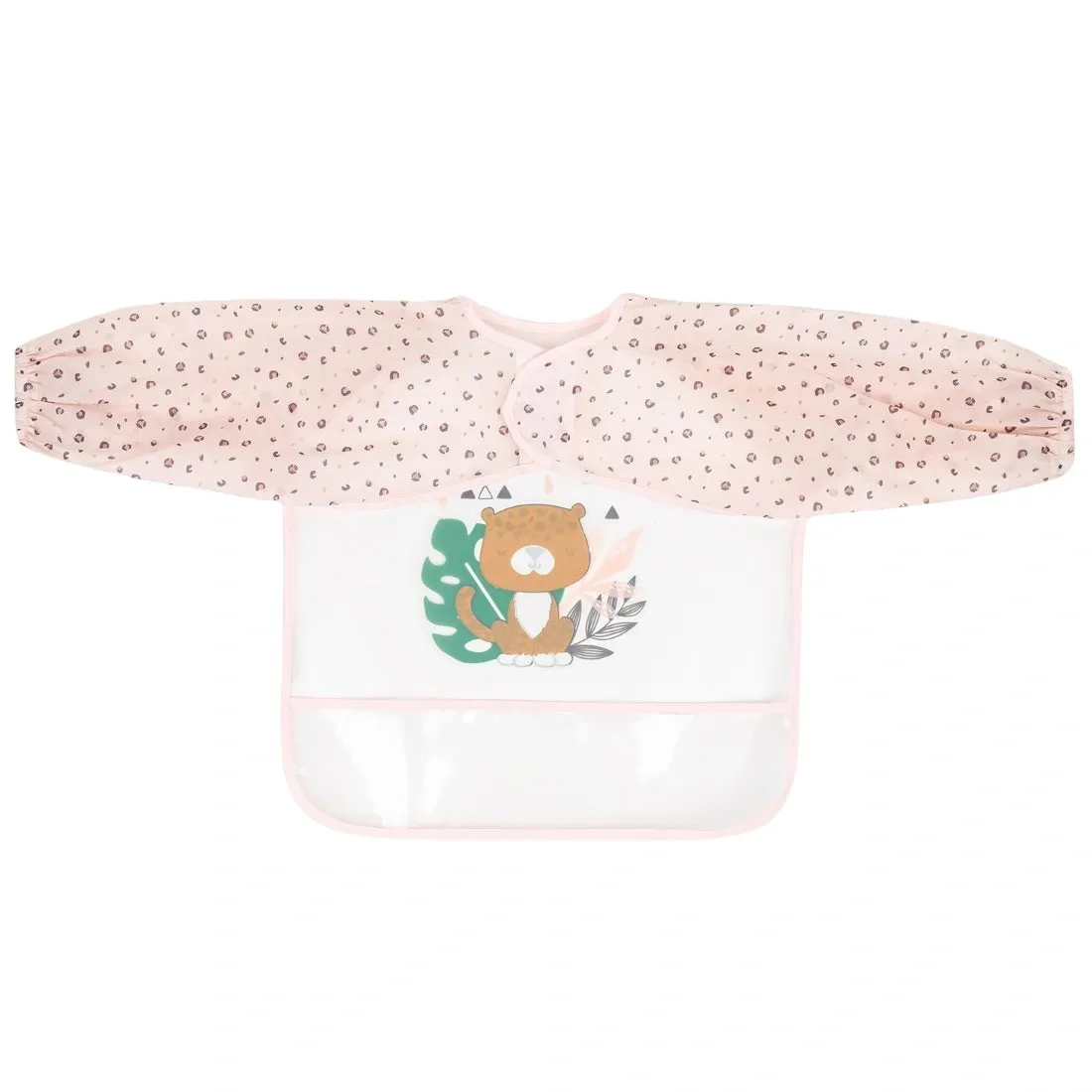 Kikkaboo EVA Bib with Crumb Catcher (Pink)