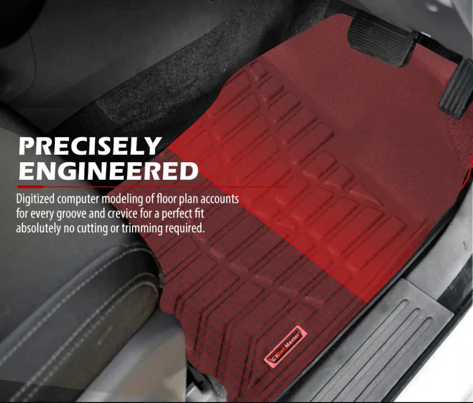 Kiwi Master 3D TPE Car Floor Mats for ISUZU D-MAX 2012 - 2020