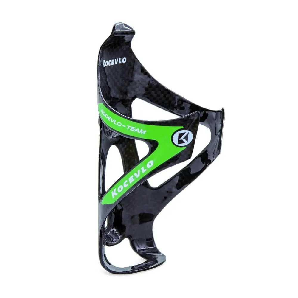 KOCEVLO Bicycle Bottle Holder Carbon Fiber Mountain Road Bike Cycling Outdoor Water Bottle 25g 3K Glossy Finish