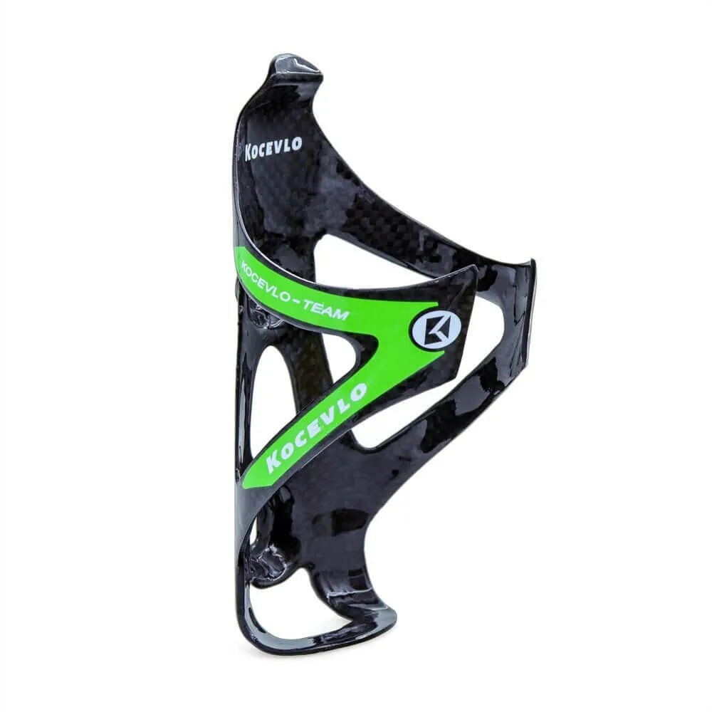 KOCEVLO Bicycle Bottle Holder Carbon Fiber Mountain Road Bike Cycling Outdoor Water Bottle 25g 3K Glossy Finish