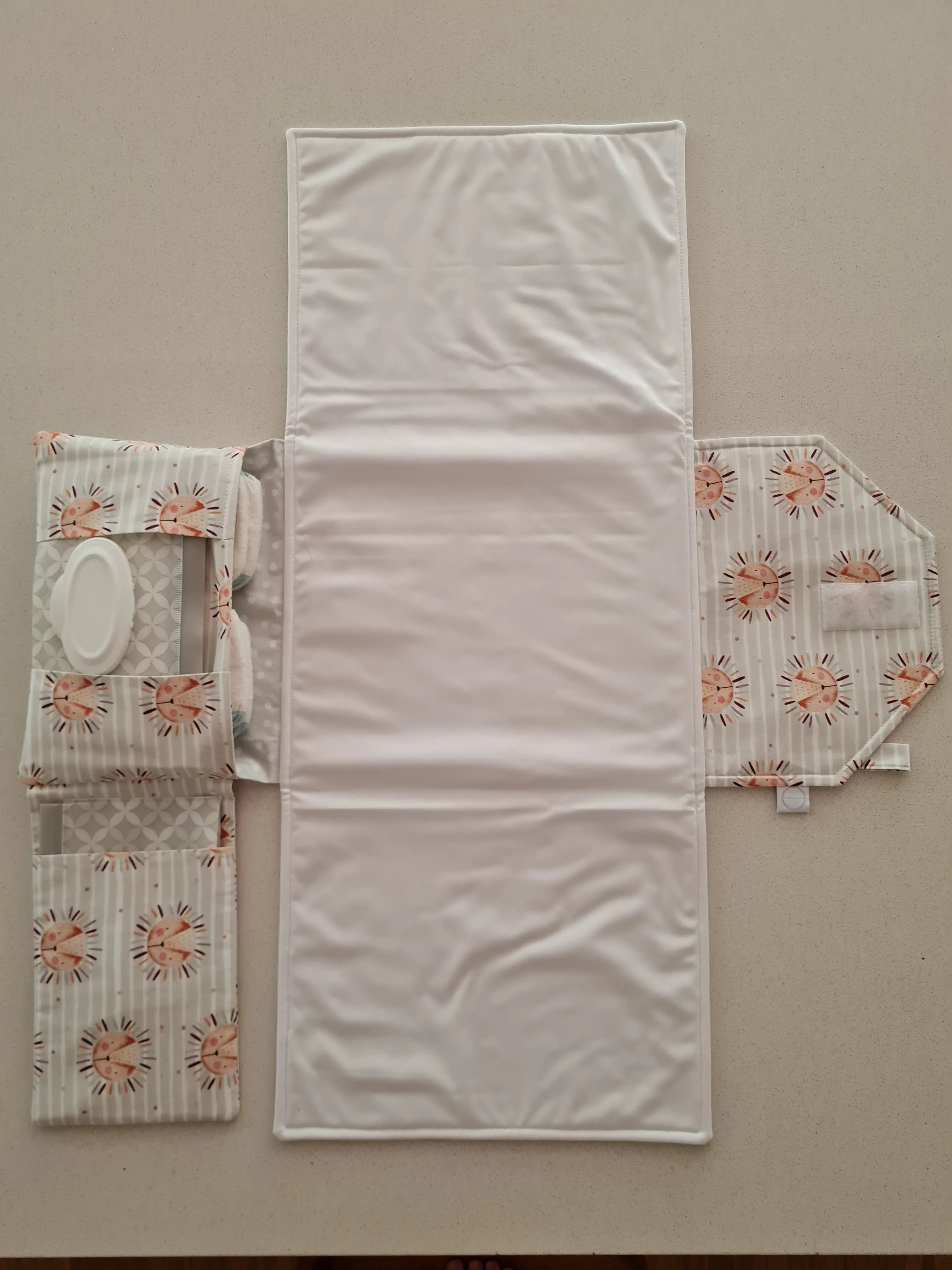 Lion Stripe Nappy change mat clutch