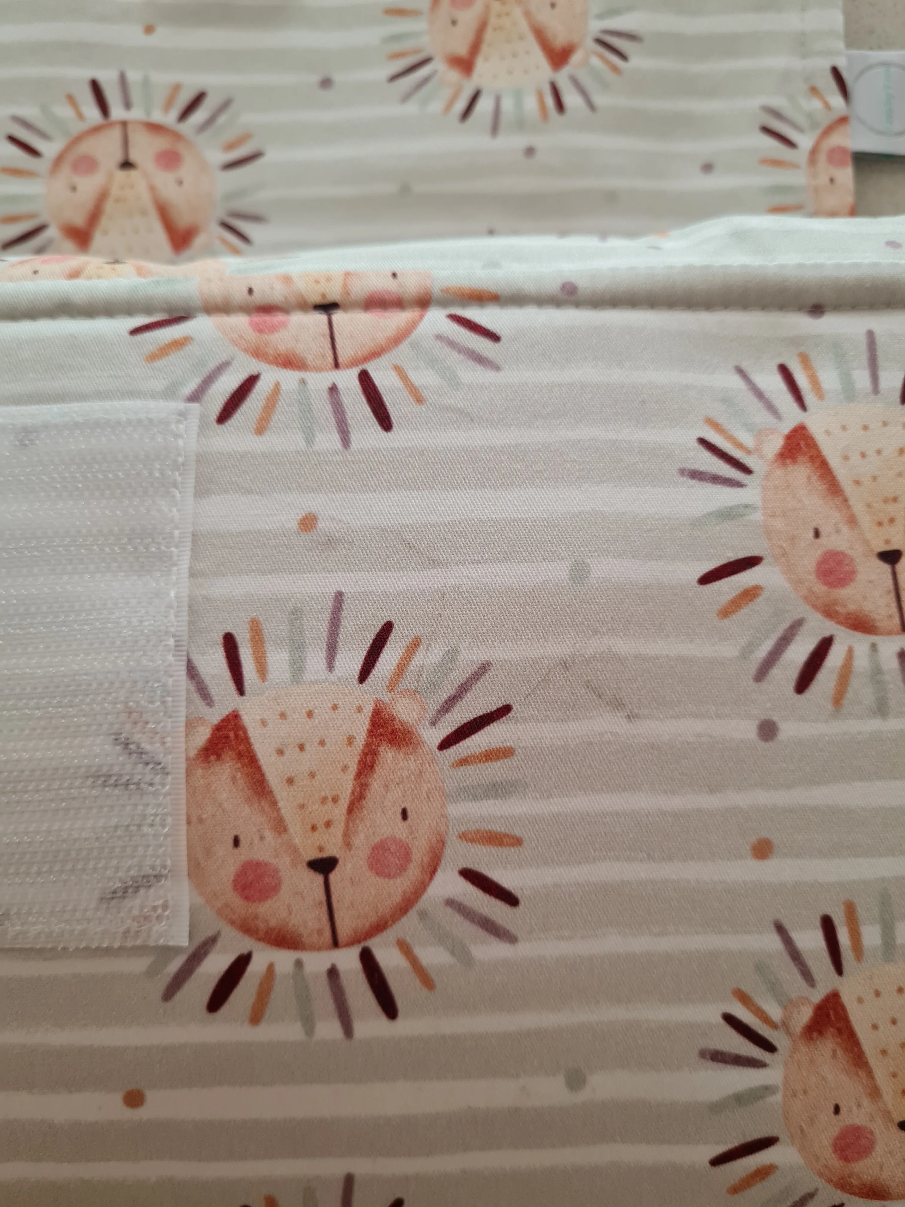 Lion Stripe Nappy change mat clutch