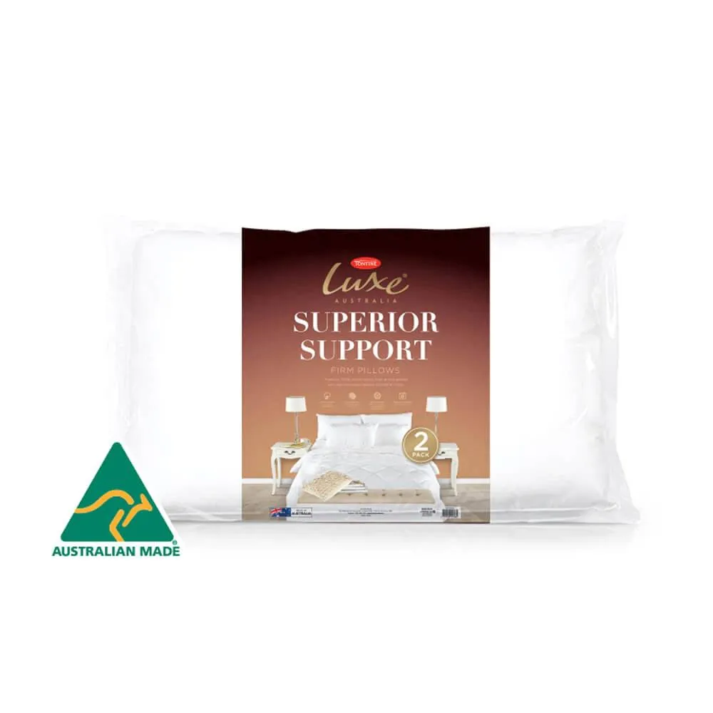 Luxe Superior Support Twin Pack Pillows