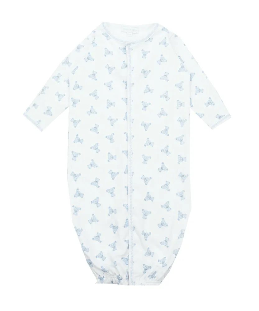 Magnolia Baby Blue Teddy Bear Print Converter Gown