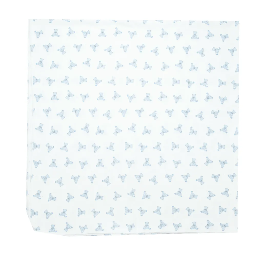 Magnolia Baby Blue Teddy Bear Print Converter Gown