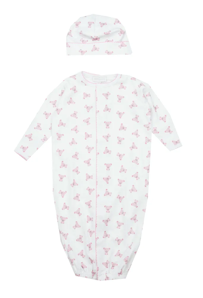 Magnolia Baby Blue Teddy Bear Print Converter Gown