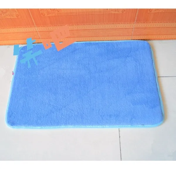 Memory Foam Bathrug - Black Bath Mat and Shower Rug Small 17&quot; X 24&quot; Inches, Non Slip Latex Free Plush Microfiber. Comfortable, Beautiful and Maximum Absorbency.