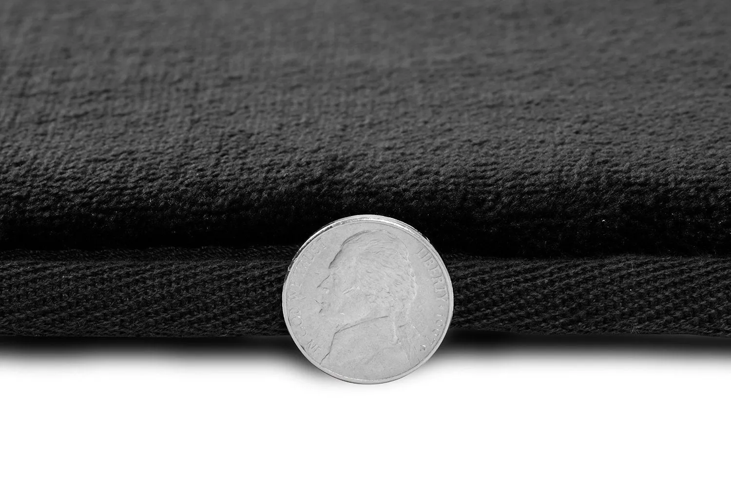 Memory Foam Bathrug - Black Bath Mat and Shower Rug Small 17&quot; X 24&quot; Inches, Non Slip Latex Free Plush Microfiber. Comfortable, Beautiful and Maximum Absorbency.