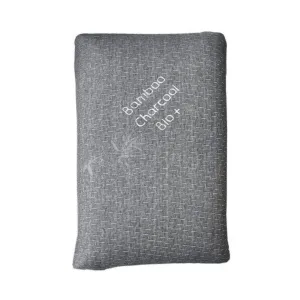 Memory Foam Ergonomic Anti Snore Cervical Neck Charcoal Bamboo Pillow for Pain Comfort