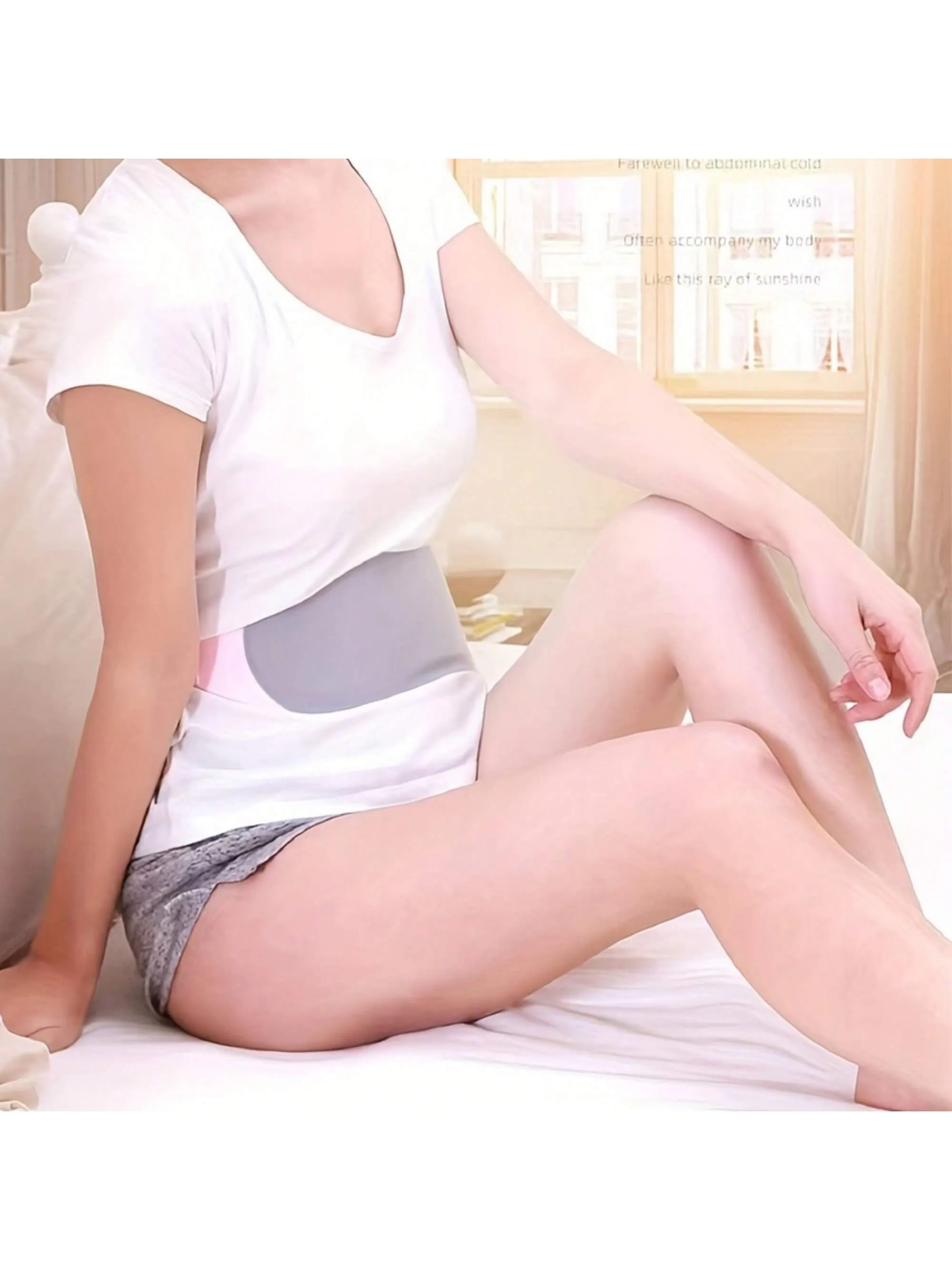 Menstrual Heating Pad, Electric Waist Belt Heating Pad, Portable USB Charging
