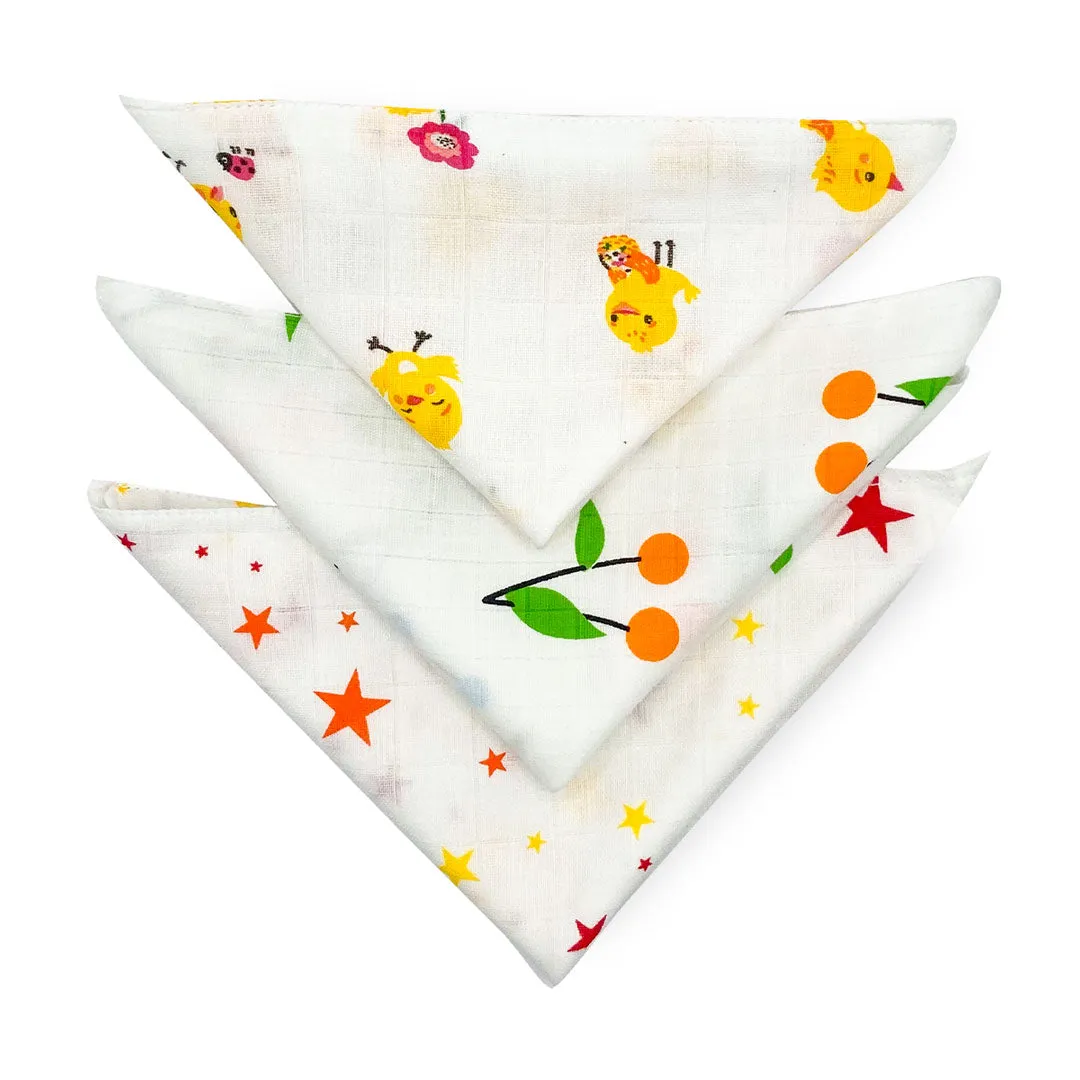 Muslin Wipes  - 100% Organic Cotton (Pack of 3)
